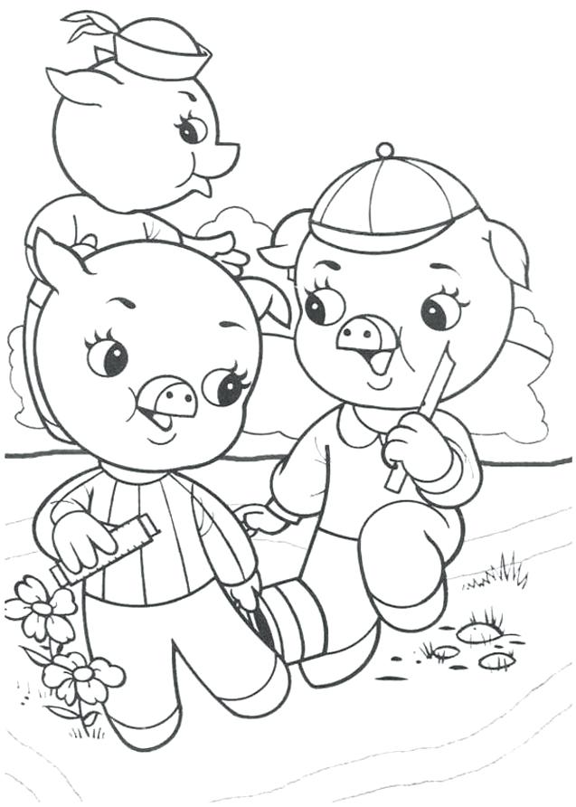 Three Little Pigs Coloring Pages 3 Little Pigs Coloring Pages Free 637x892 Three Little Pigs Coloring Pages 3 Little Pigs Coloring Pages Free