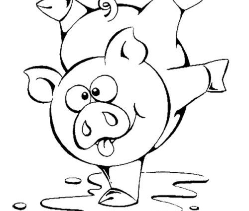 Pig Coloring Pages Toddlers Cute Pig Coloring Pages 500x425 Pig Coloring Pages Toddlers Cute Pig Coloring Pages