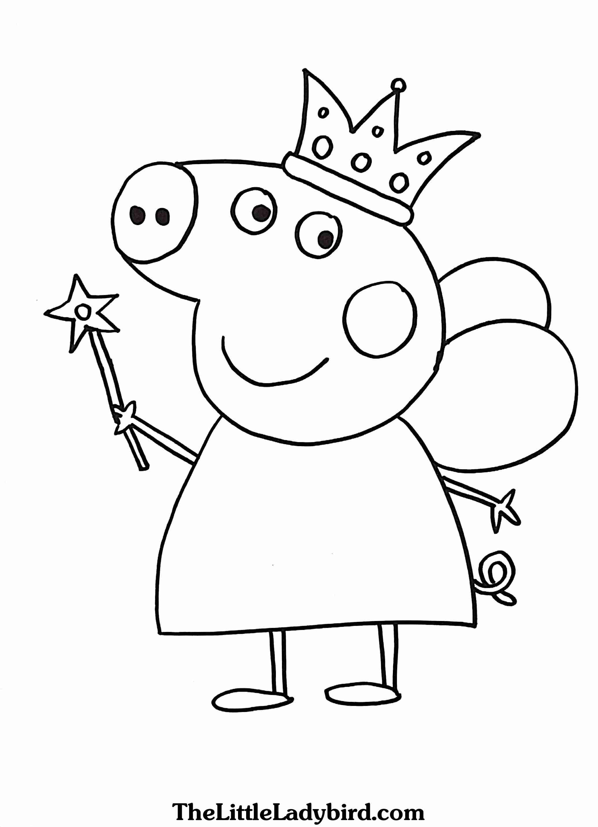 2070x2862 Monumental Peppa Pig Coloring Page Free Pages Com 4450 Stuning