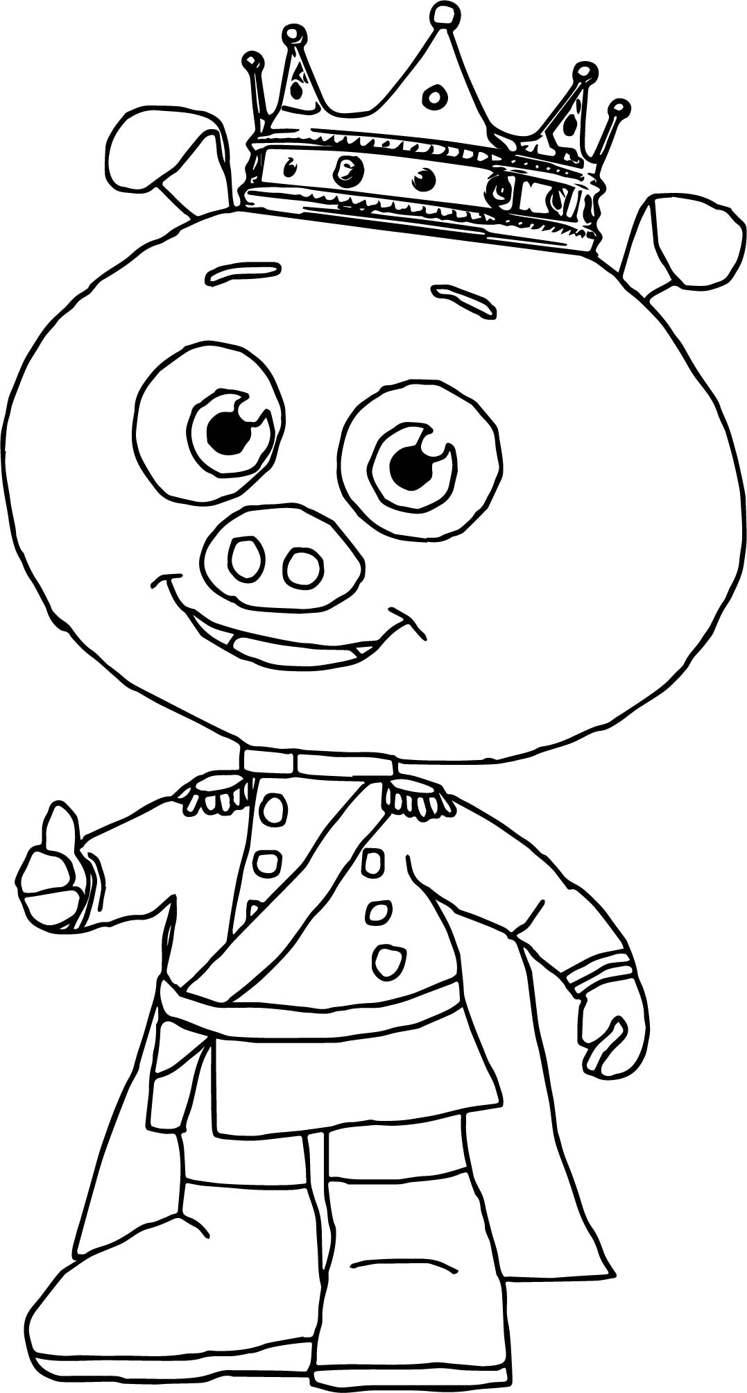 Prince Pig Super Why Coloring Page Wecoloringpage 1077x2007 Prince Pig Super Why Coloring Page Wecoloringpage