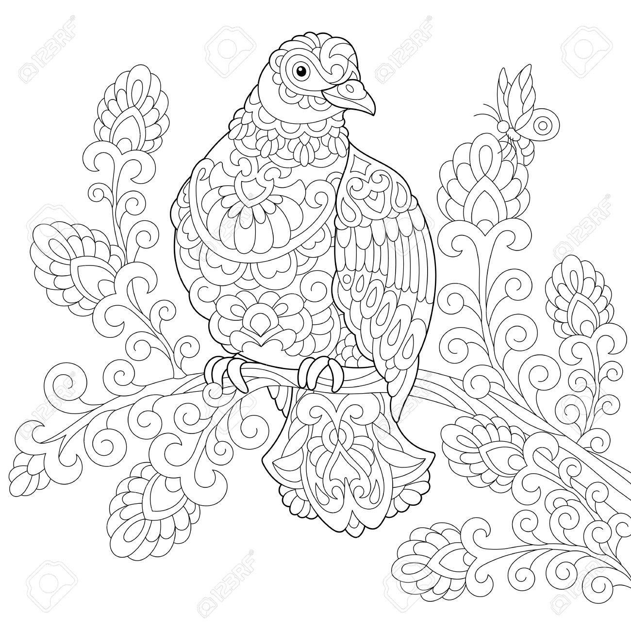 Cardinal Bird Coloring Pages 1300x1300 Cardinal Bird Coloring Pages