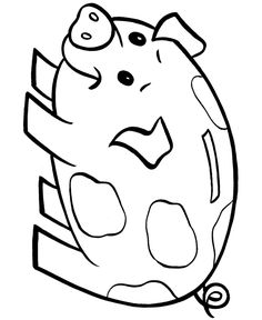 Fat Piggy Bank And Two Pennies Coloring Sheets Educational 236x288 Fat Piggy Bank And Two Pennies Coloring Sheets Educational