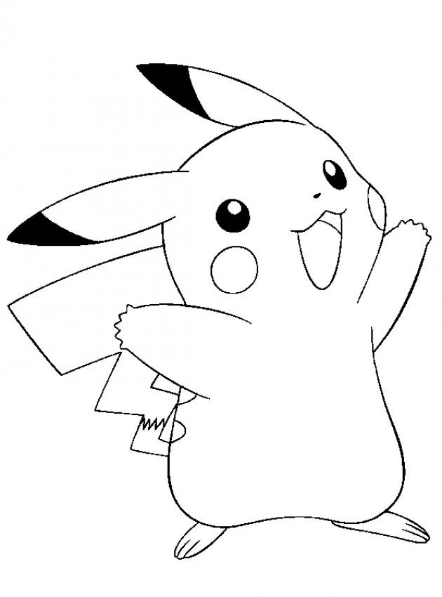 Free Printable Pikachu Coloring Pages For Kids 630x850 Free Printable Pikachu Coloring Pages For Kids
