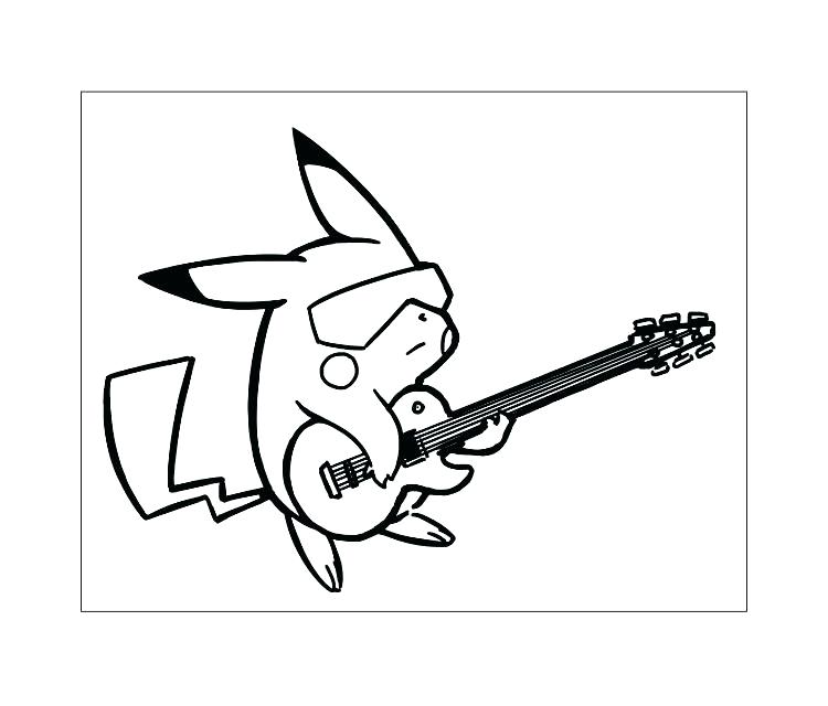 Pikachu Coloring Picture Color Rocking Out Coloring Pages Free 750x640 Pikachu Coloring Picture Color Rocking Out Coloring Pages Free
