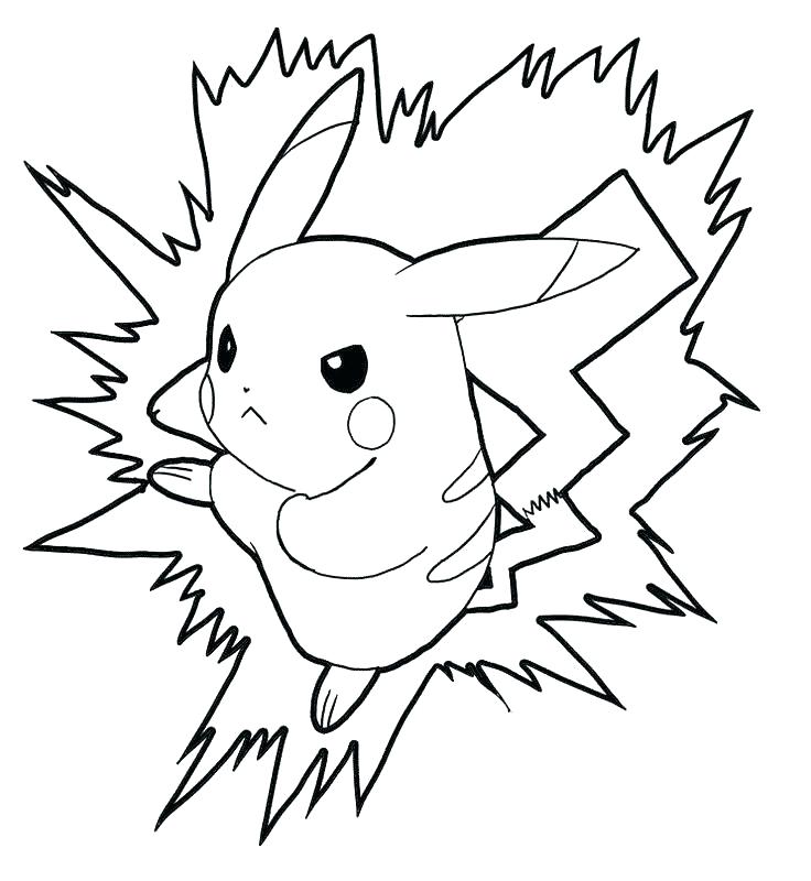 736x800 Pikachu Coloring Pages Coloring Page Printable Coloring Pages
