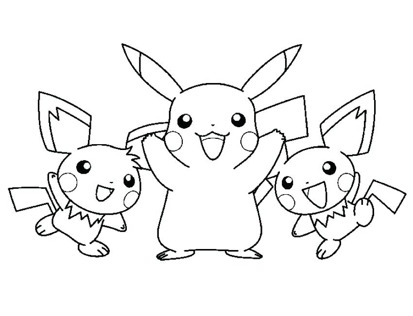 850x651 Pikachu Coloring Sheets Amusing Coloring Pages About Remodel Free