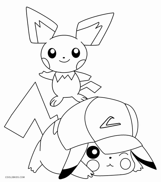 531x600 Printable Pikachu Coloring Pages For Kids Cool2bkids