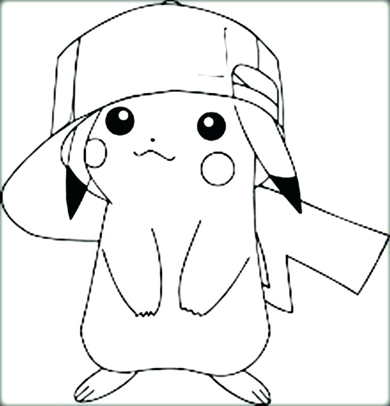 Pikachu Coloring Pages 768x799 Pikachu Coloring Pages