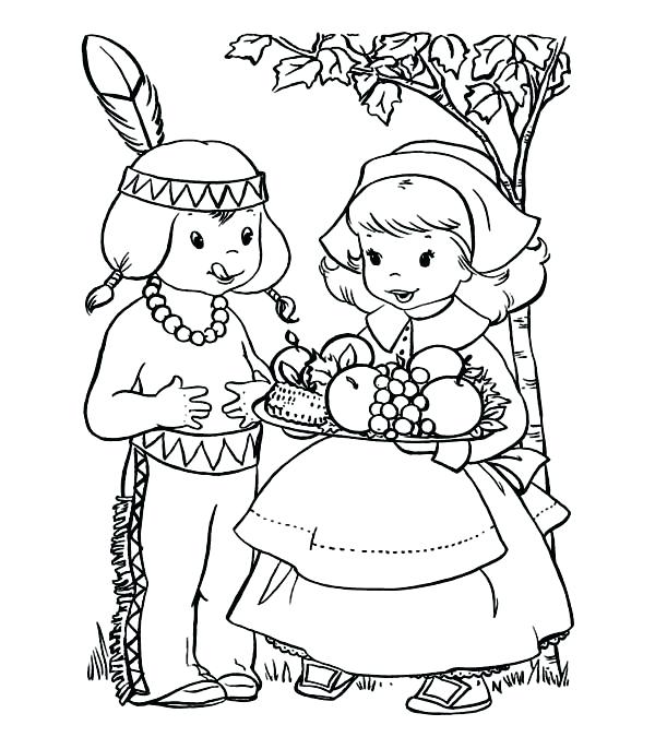 Pilgrim Indian Coloring Pages Thanksgiving Pilgrim 600x686 Pilgrim Indian Coloring Pages Thanksgiving Pilgrim