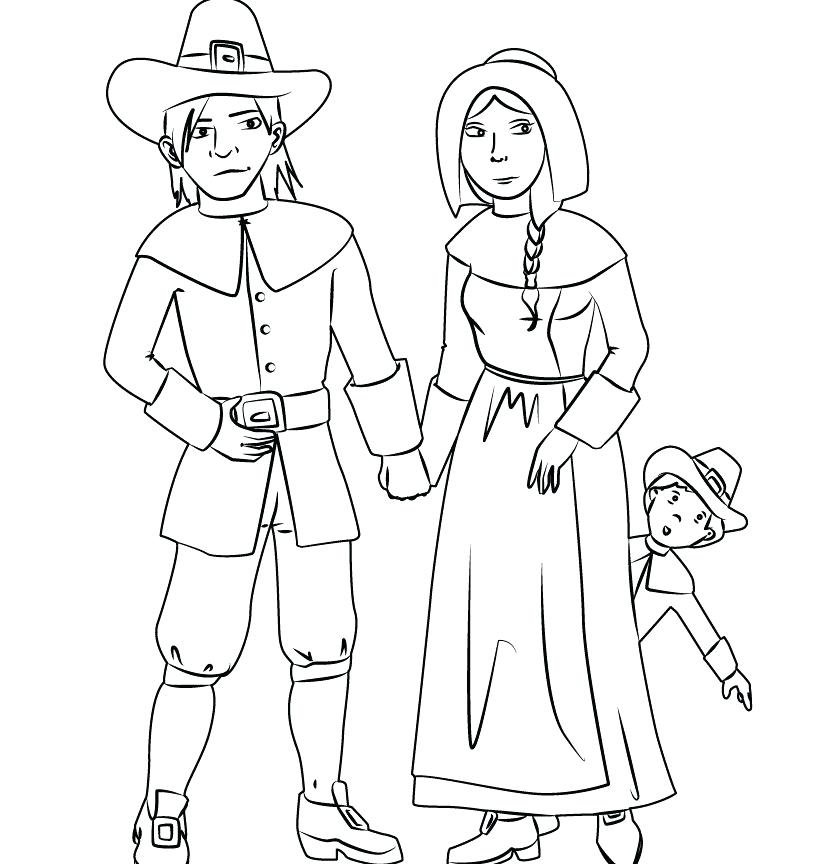 Pilgrims Coloring Pages Free Printable Pilgrim Coloring Sheets 820x864 Pilgrims Coloring Pages Free Printable Pilgrim Coloring Sheets