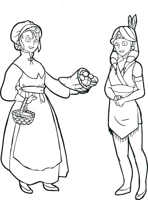 Pilgrim Coloring Pages Free Thanksgiving Coloring Pages Free 520x700 Pilgrim Coloring Pages Free Thanksgiving Coloring Pages Free