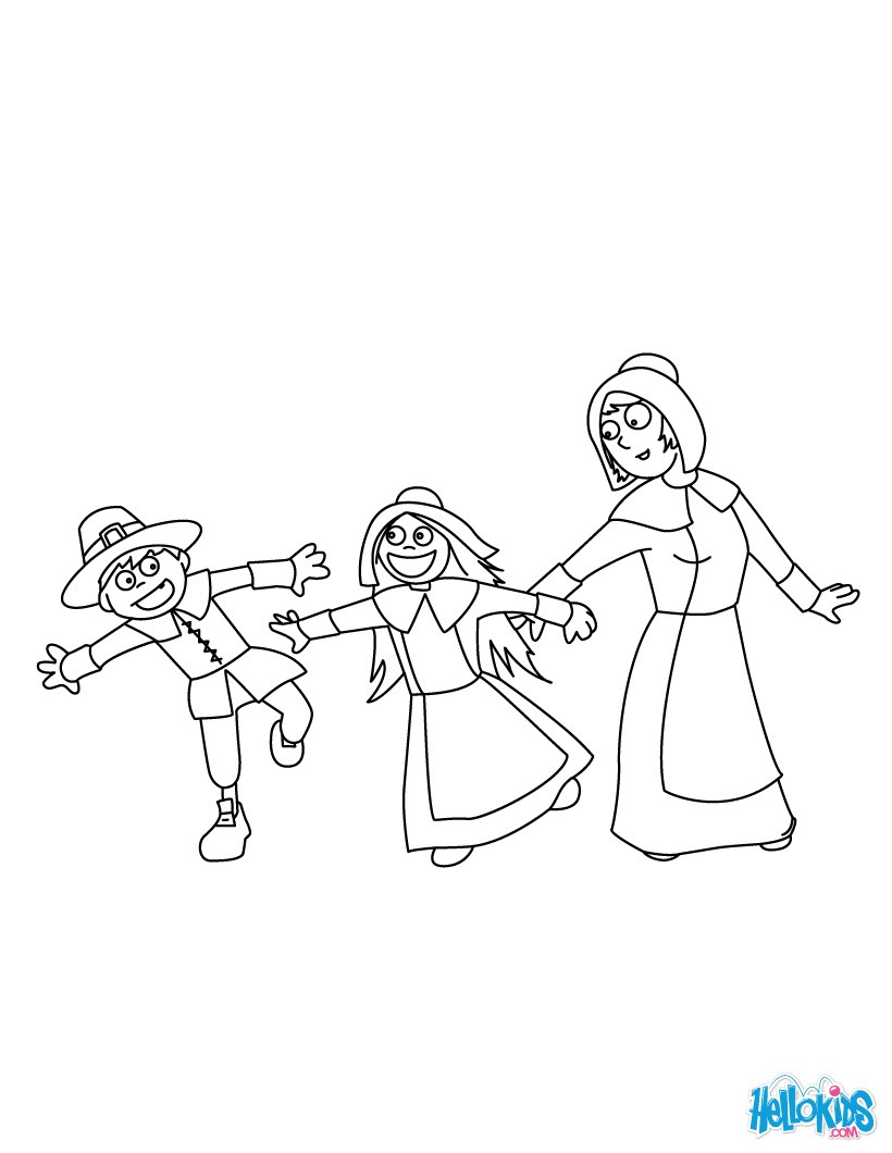 Pilgrim Boys And Girls Coloring Pages 820x1060 Pilgrim Boys And Girls Coloring Pages