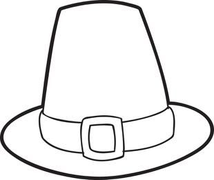 Pilgrim Hat Coloring Pages 310x261 Pilgrim Hat Coloring Pages