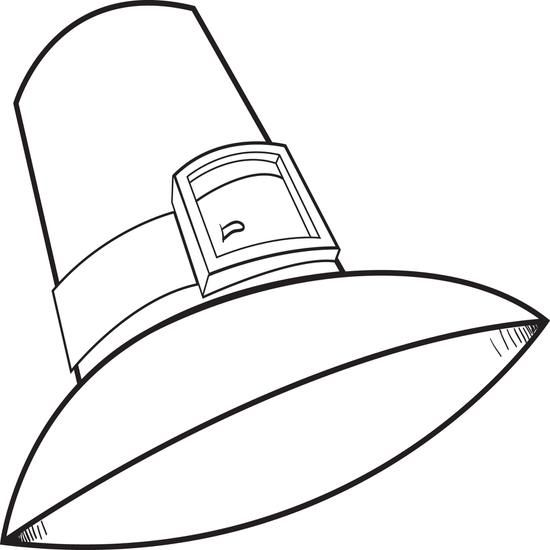 Free Printable Pilgrim Hat Thanksgiving Coloring Page For Kids 550x550 Free Printable Pilgrim Hat Thanksgiving Coloring Page For Kids