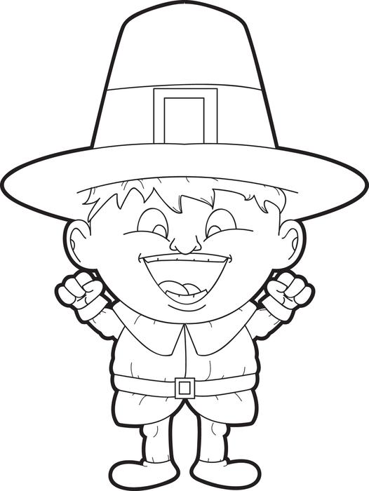 Free Printable Pilgrim Coloring Pages For Kids 526x700 Free Printable Pilgrim Coloring Pages For Kids