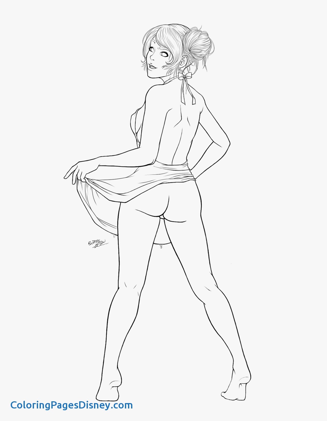 1280x1646 Pin Up Girls Coloring Pages Elegant Free Witch And Cat Coloring