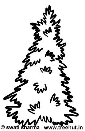 Trees Coloring Pages 277x425 Trees Coloring Pages
