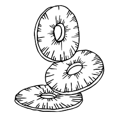 Pineapple Coloring Page