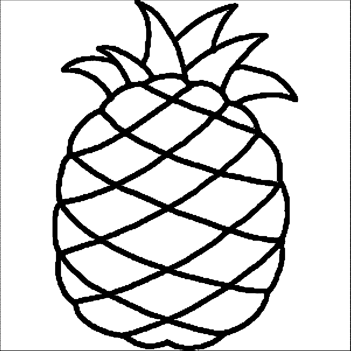 1203x1203 New Adult Coloring Pages Pineapples Collection Printable