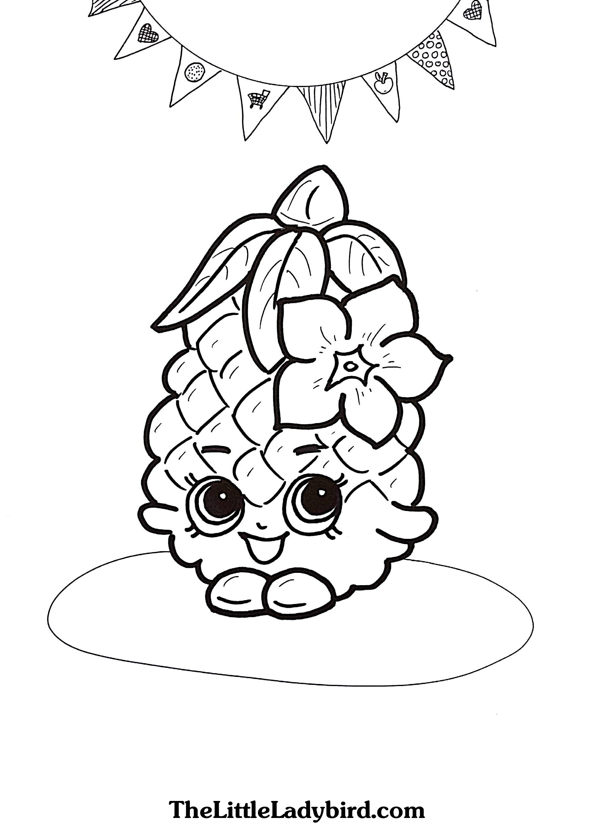 2030x2814 Pineapple Coloring Page 8 3441 New Coloring Sheets