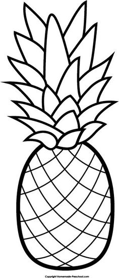 236x550 Pineapple Coloring Page Sweet Caribbean Pineapple Coloring Page