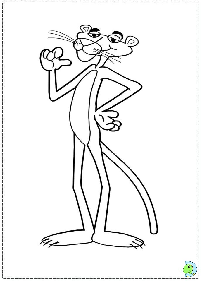 691x960 Pink Panther Coloring Pages