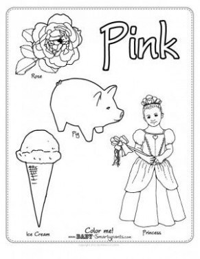 291x376 Pink Coloring @ Just Coloring