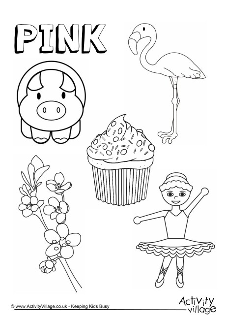 Pink Coloring Pages at GetColorings.com | Free printable colorings ...