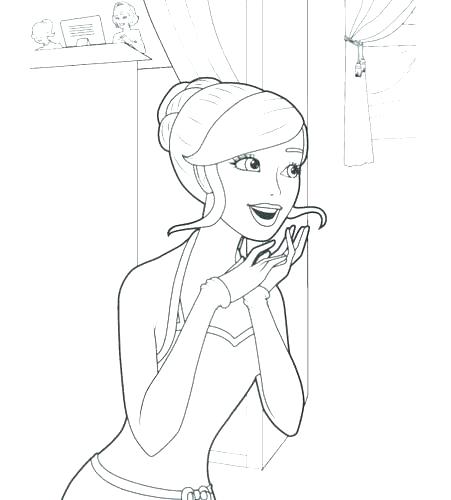 451x500 Coloring Page Barbie Coloring Pages Of Barbie Colouring To Good