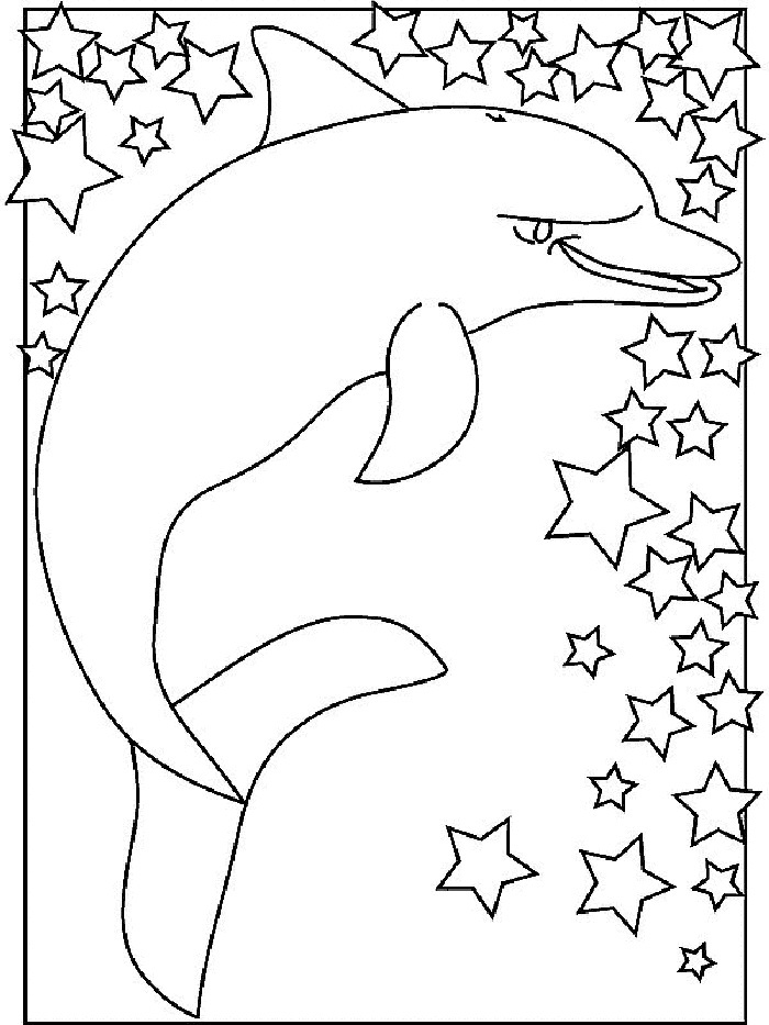 700x933 Dolphin Coloring Pages