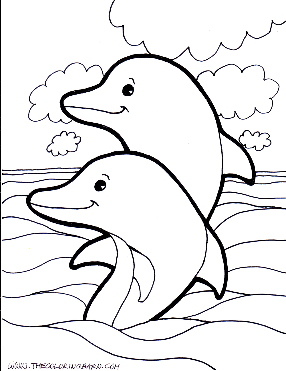 1000x1294 Big Dolphin Coloring Sheets Dolphins Pages Fre Unk On Pink Dolphin