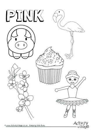 Pink Coloring Pages Pink Things Colouring Page Pink Flamingo 320x452 Pink Coloring Pages Pink Things Colouring Page Pink Flamingo