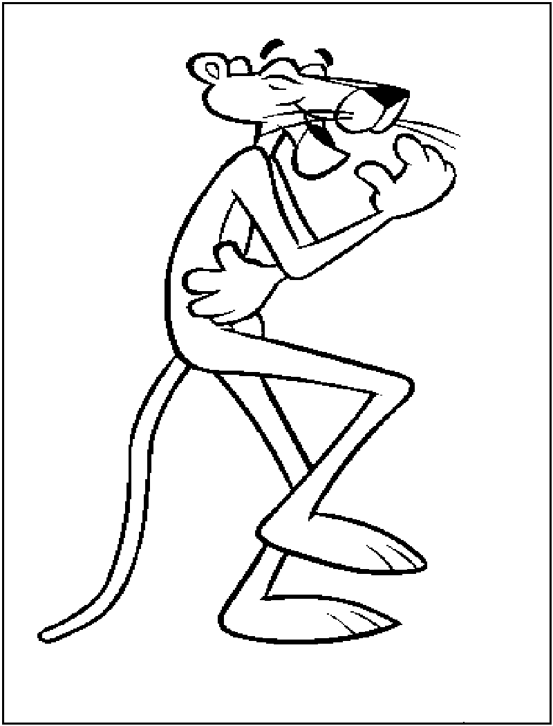 800x1050 Free Printable Pink Panther Coloring Pages For Kids Pink