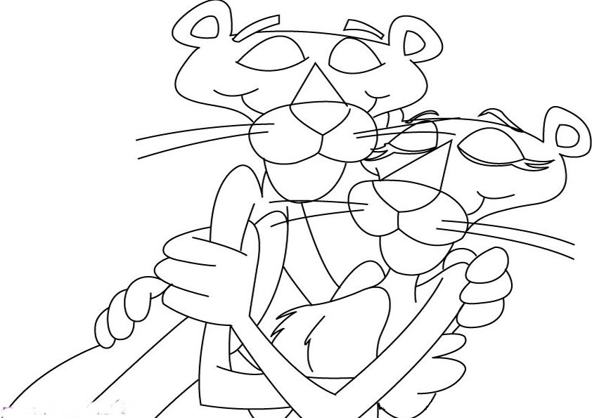 842x595 Pink Panther Coloring Pages 15 Coloringpagehub