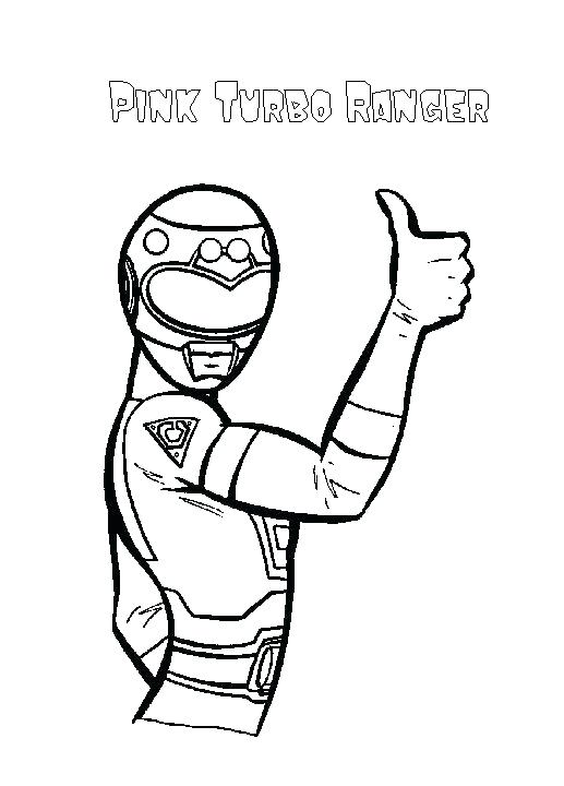 517x720 Pink Coloring Pages Pink Coloring Page Turbo Pink Power Rangers