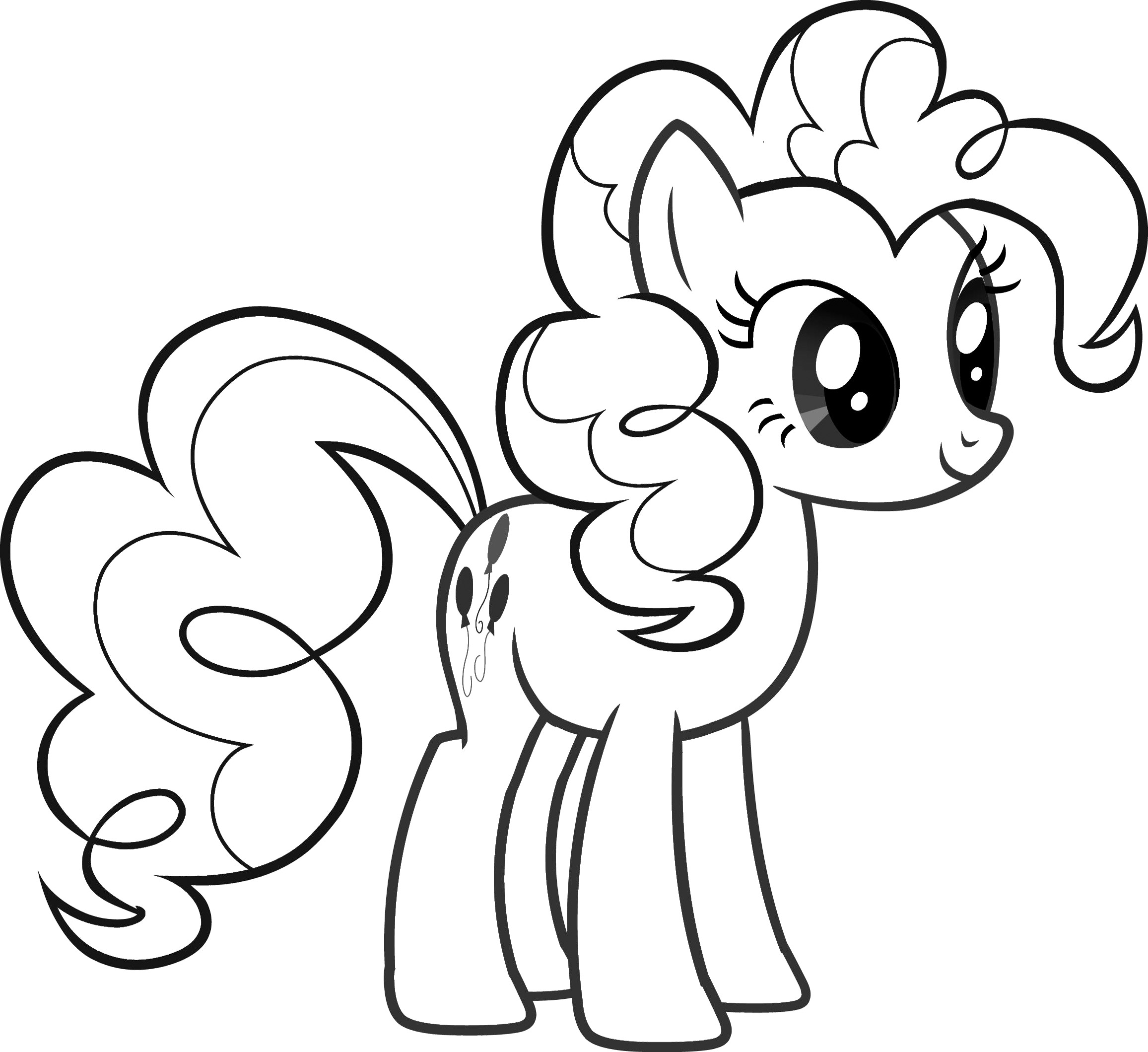2313x2119 Pinkie Pie My Little Pony Coloring Pages Templates