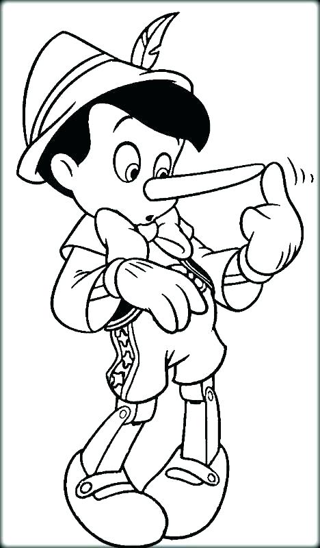Pinocchio Coloring Book 468x800 Pinocchio Coloring Book