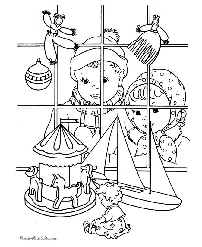 670x820 Printable Victorian Christmas Coloring Sheets