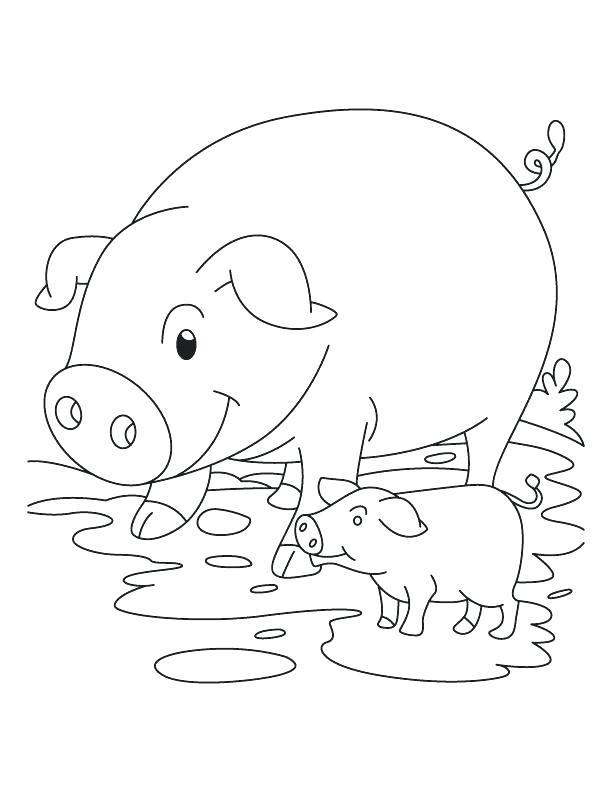 612x792 Baby Piglet Coloring Pages Piglet Coloring Page Pig And Piglet