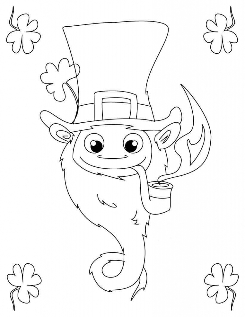 Free Printable St. Patrick's Day Coloring Pages 792x1024 Free Printable St. Patrick's Day Coloring Pages