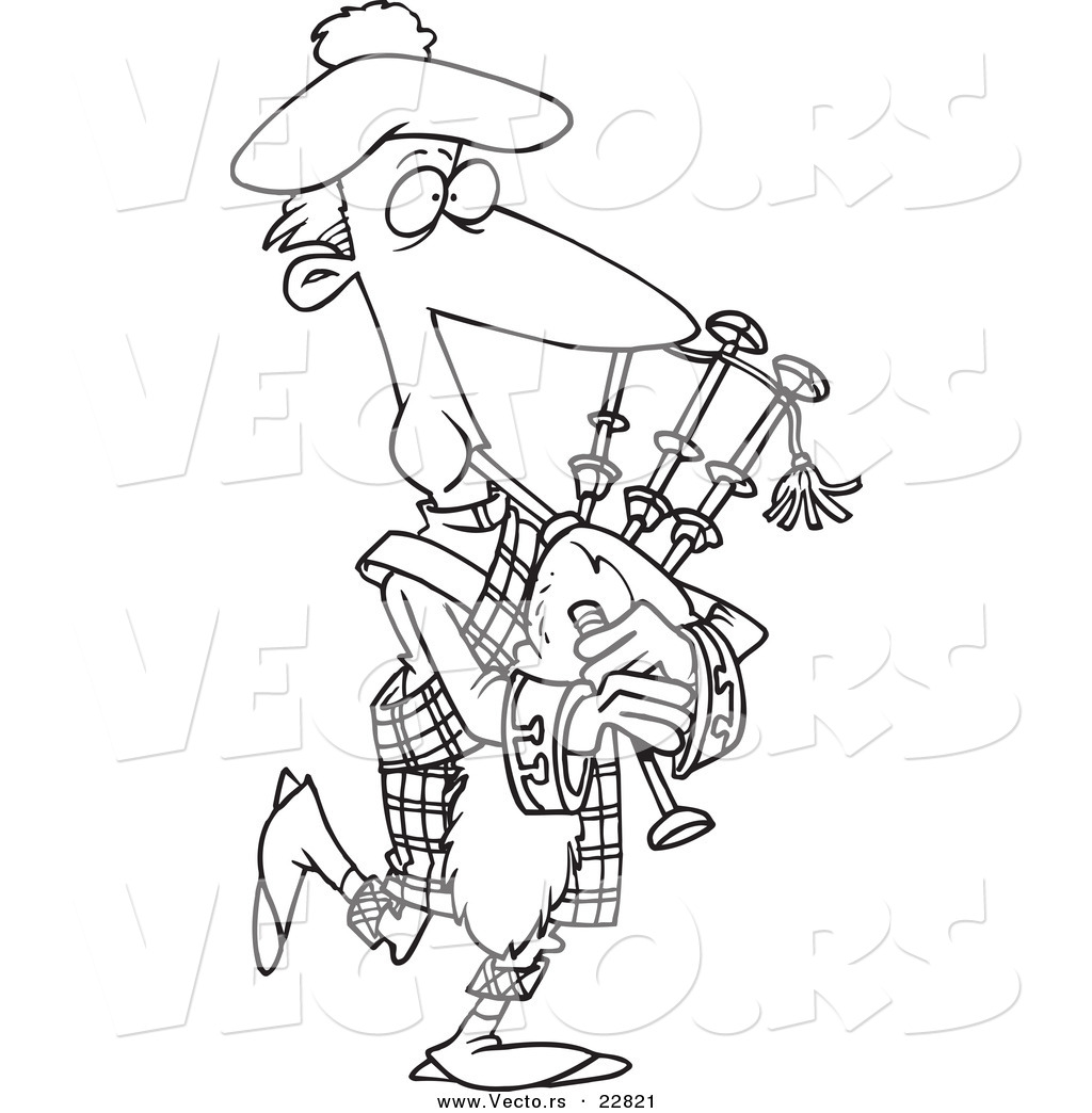 Vector Of A Cartoon Man Playing Bag Pipes 1024x1044 Vector Of A Cartoon Man Playing Bag Pipes