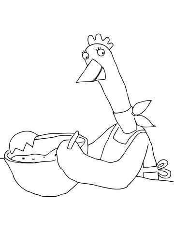 360x480 Pippi Longstocking Coloring Page