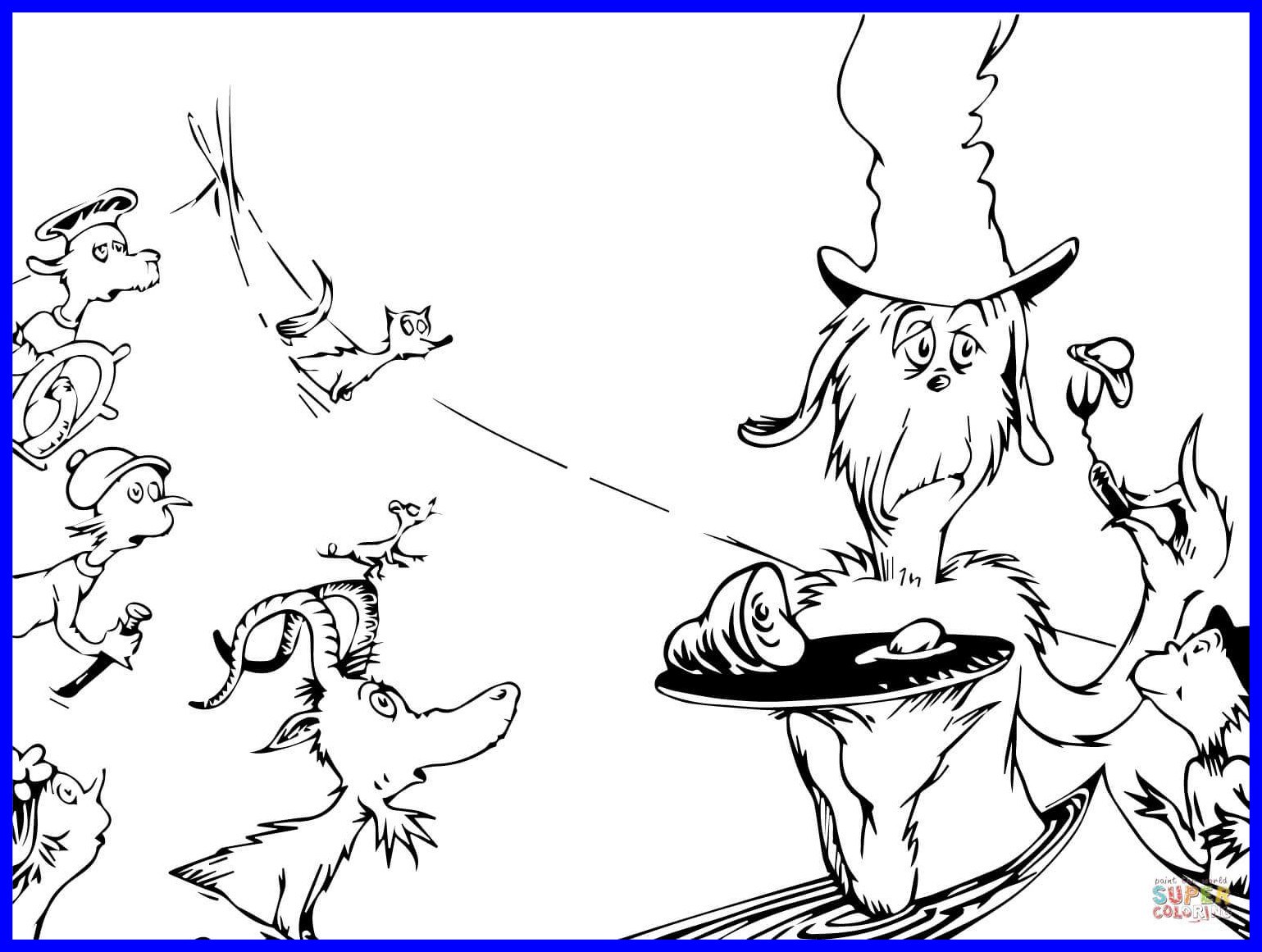 1539x1161 Amazing Like Green Eggs And Ham Coloring Page Printable Of Pippi