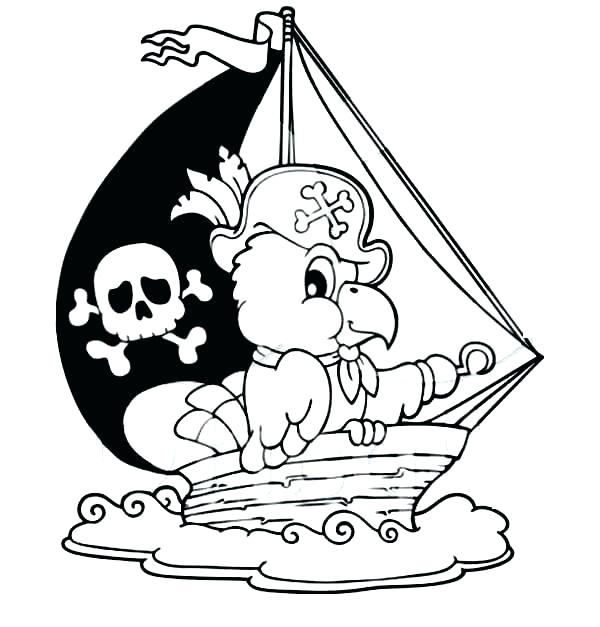 600x627 Pirate Coloring Pages Printable Pirate Coloring Pages Printable
