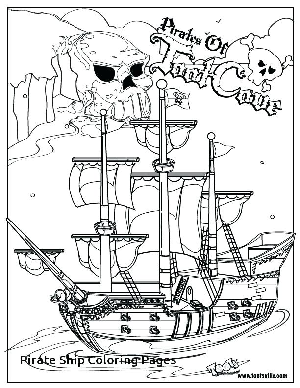 612x790 Pirate Ship Coloring Page Pirate Ship Coloring Page Big Pirate
