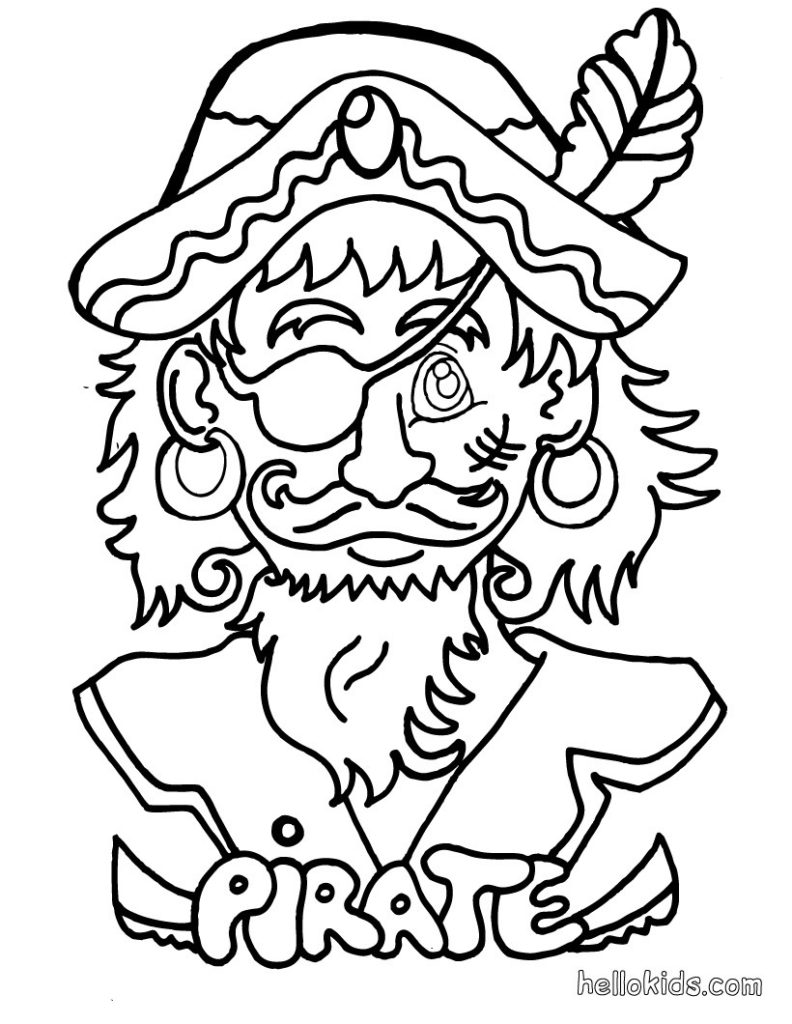 792x1024 Free Pirate Coloring Pages With For Adult