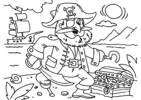 Pirates Colouring Pages Pirate Coloring Pages Free Funycoloring 600x425 Pirates Colouring Pages Pirate Coloring Pages Free Funycoloring