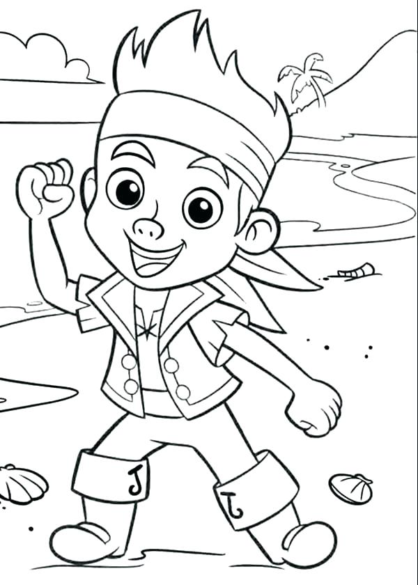 600x840 Pirate Coloring Pages For Preschool