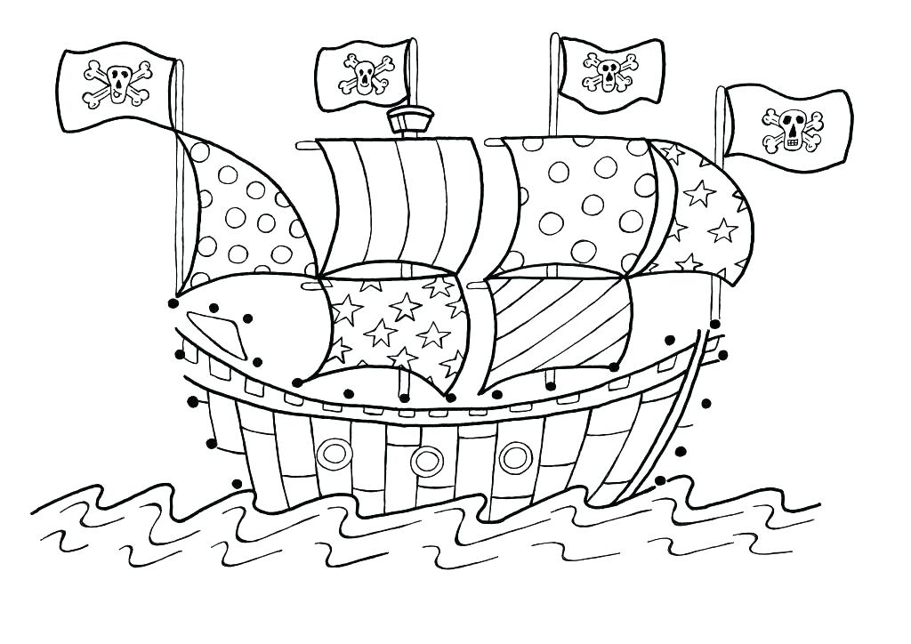 1024x724 Treasure Chest Coloring Page Pirate Coloring Pages For Preschool