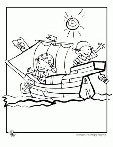 231x300 Pirate Coloring Pages Its Time To Plan A Party